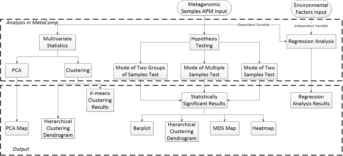 Figure 1: MetaComp Workflow